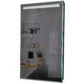 Specchio LED Verticale | Controllo tramite interruttore a muro | Luce bianca fredda - Reyze Serie Minimal Modello 5